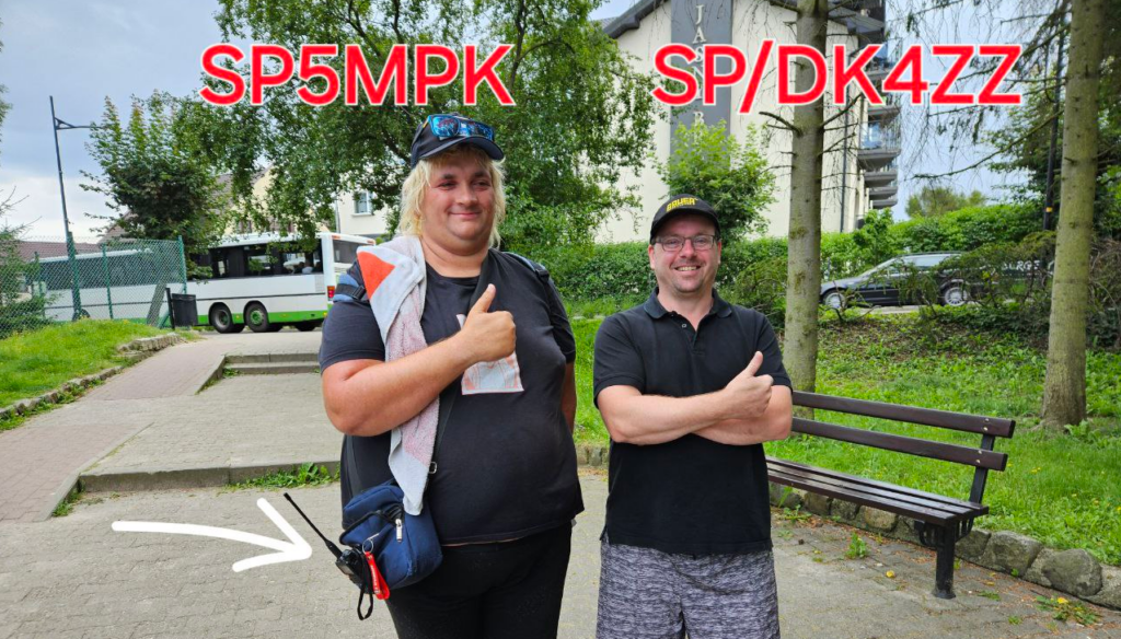 Mariusz SP5MPK neben Timo DK4ZZ