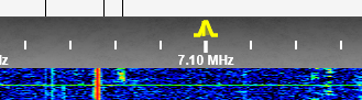 Kiwi-SDR Bandbreite CW